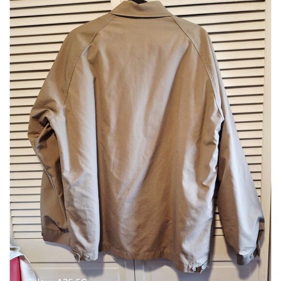 London Fog Men's Weatherproof Jacket Size 42 Long Beige Zip out Liner - Picture 7 of 8